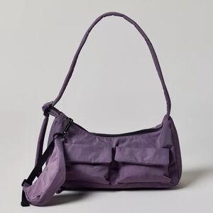 Baggu NWT UO Exclusive Dusty Violet Purple Nylon Cargo Shoulder Bag